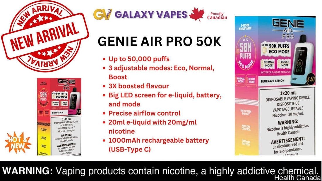 Genie Air Pro 50K Puffs Disposable Vape: The Ultimate Vaping Experience
