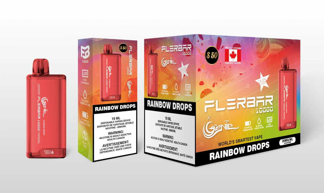 FLERBAR X GENIE 10000 PUFFS ( 10 IN A BOX )