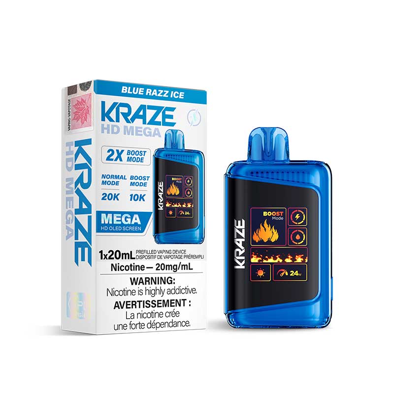 KRAZE HD MEGA 20K Galaxy Vapes Inc. KRAZE HD MEGA 20K Galaxy Vapes Inc.