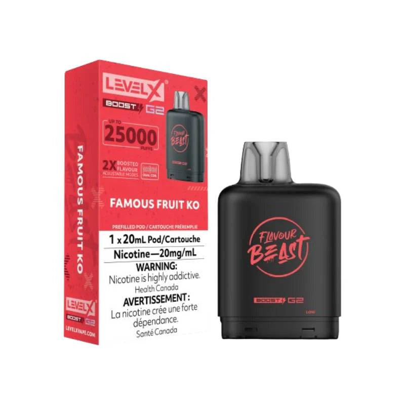 BOÎTES DE BOOST G2 DE NIVEAU X DE LA BÊTE DE SAVEUR 25 000 (ON)