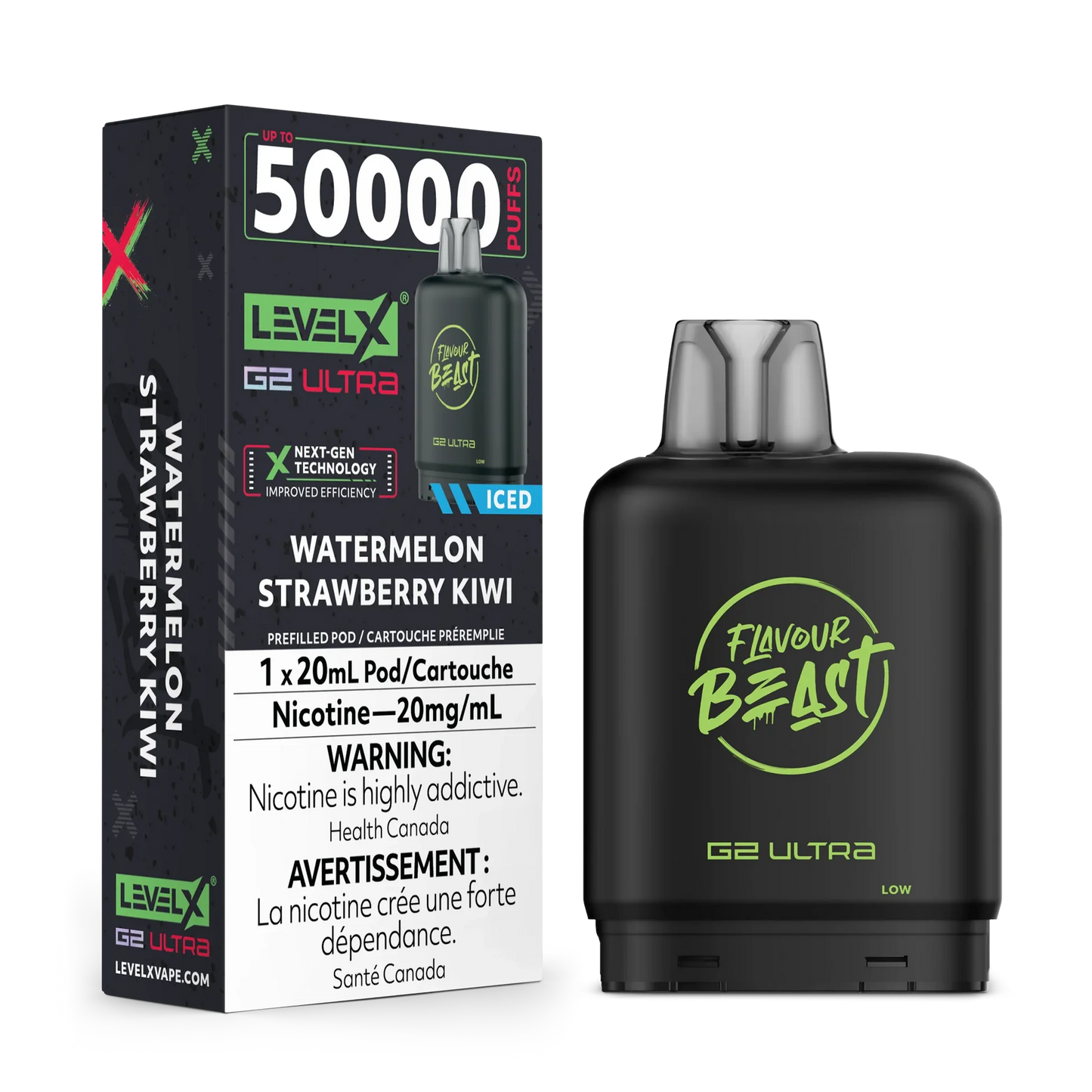 FLAVOUR BEAST LEVEL X G2 ULTRA POD 50K PUFFS