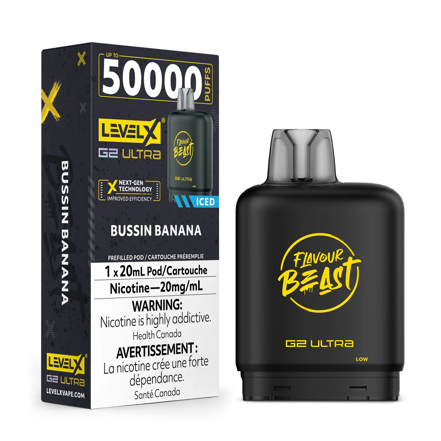 FLAVOUR BEAST LEVEL X G2 ULTRA POD 50K PUFFS
