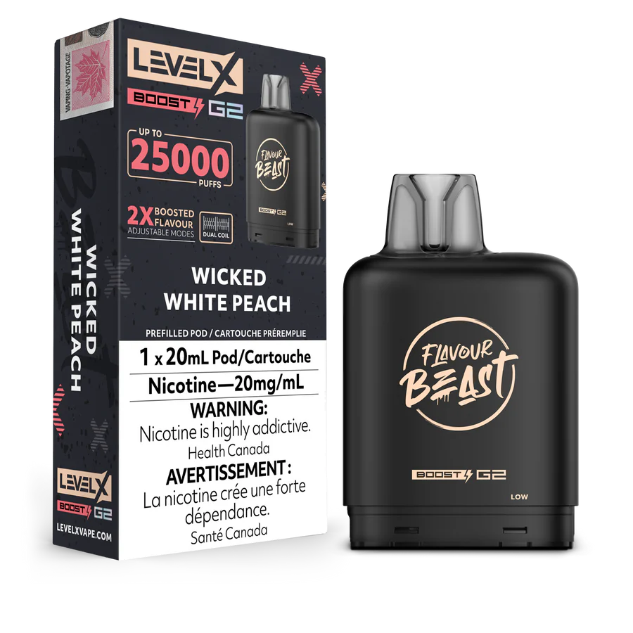 BOÎTES DE BOOST G2 DE NIVEAU X DE LA BÊTE DE SAVEUR 25 000 (ON)