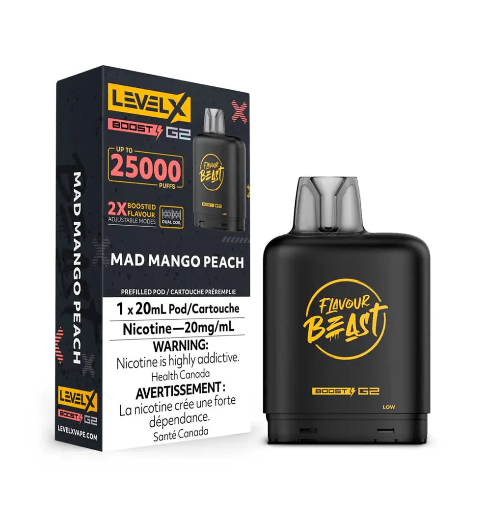 BOÎTES DE BOOST G2 DE NIVEAU X DE LA BÊTE DE SAVEUR 25 000 (ON)