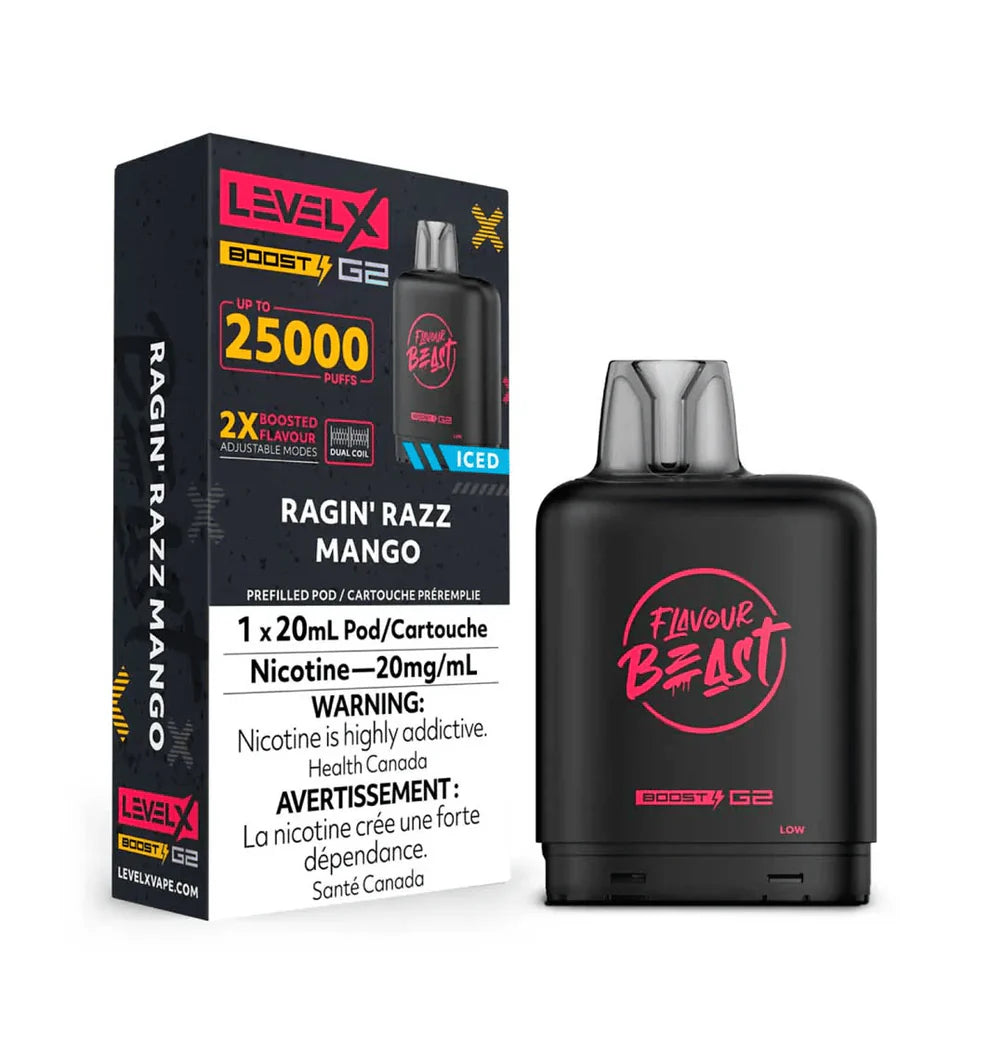 BOÎTES DE BOOST G2 DE NIVEAU X DE LA BÊTE DE SAVEUR 25 000 (ON)