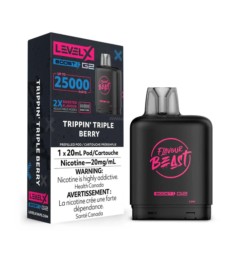BOÎTES DE BOOST G2 DE NIVEAU X DE LA BÊTE DE SAVEUR 25 000 (ON)