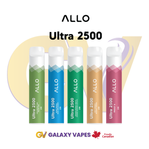 ALLO ULTRA (2500 Puffs) Galaxy Vapes Inc. ALLO ULTRA (2500 Puffs) Galaxy Vapes Inc.