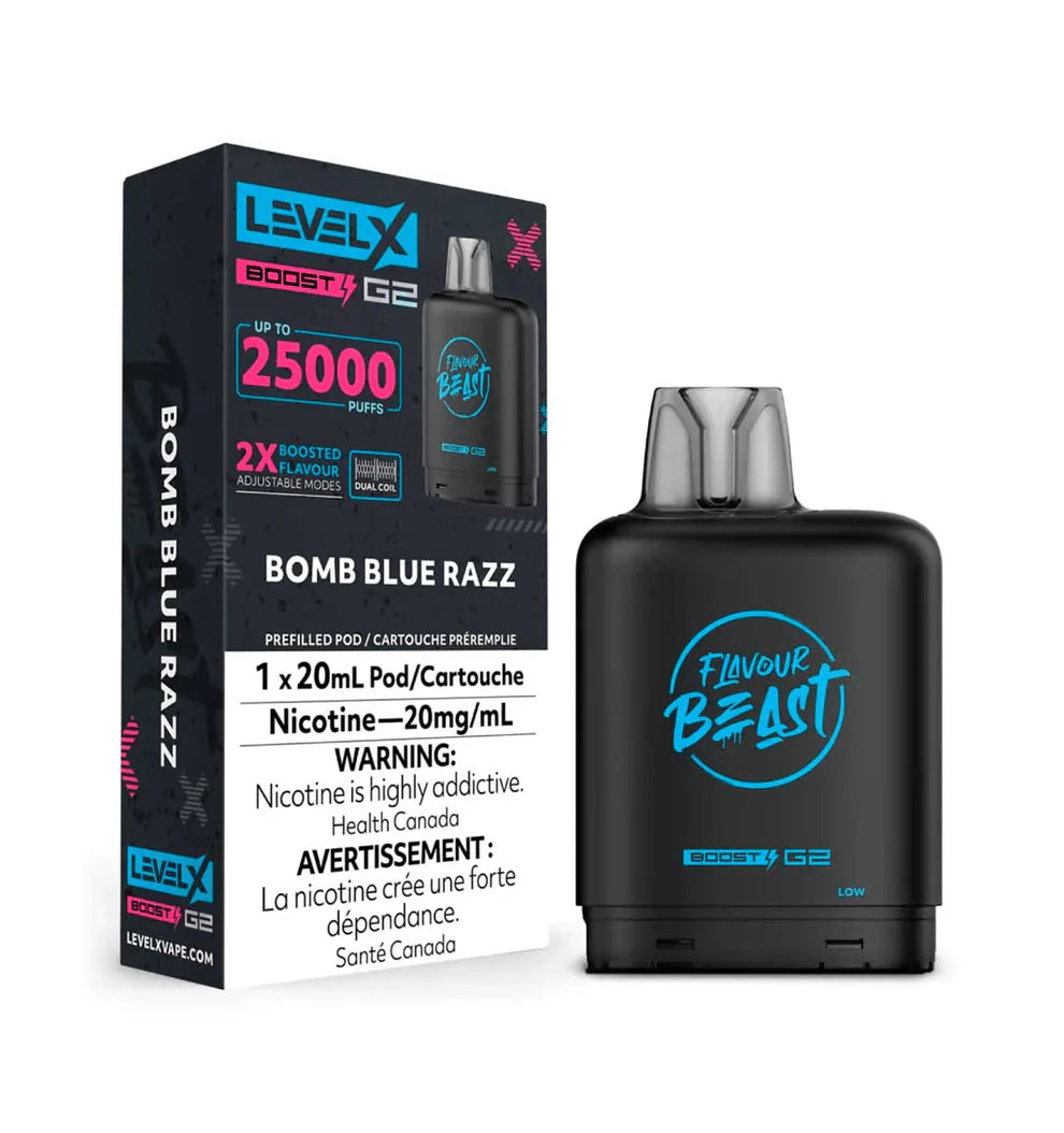 BOÎTES DE BOOST G2 DE NIVEAU X DE LA BÊTE DE SAVEUR 25 000 (ON)