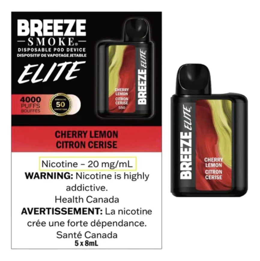 Breeze6000 s50 Disposable Vape Cherry Lemon