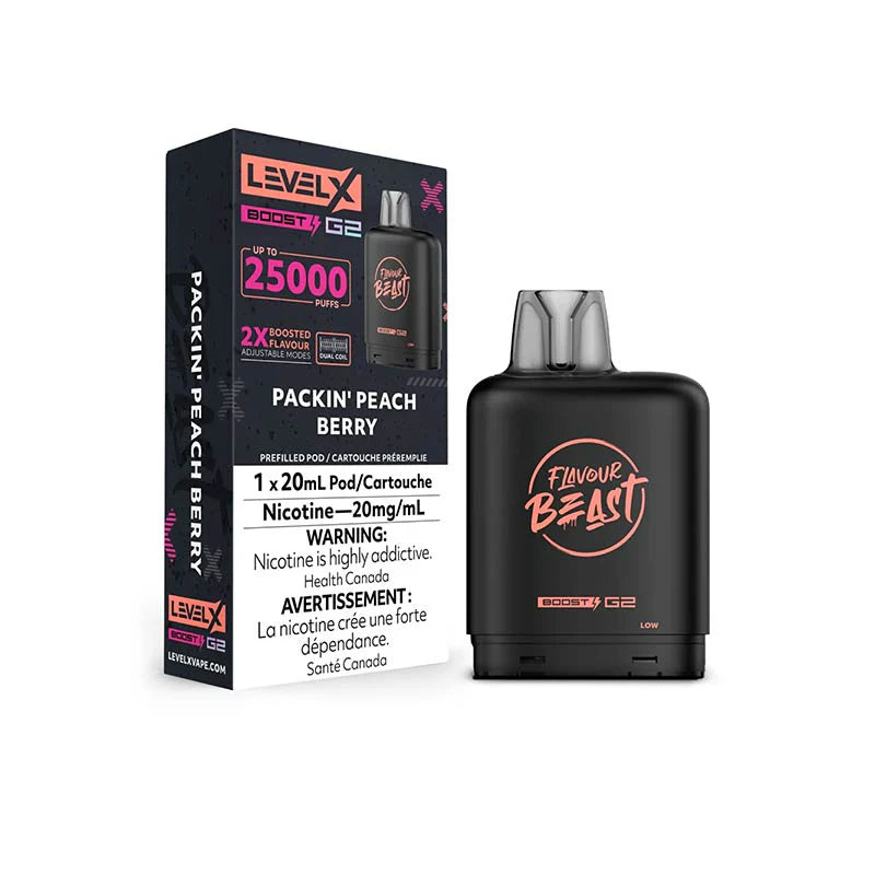 BOÎTES DE BOOST G2 DE NIVEAU X DE LA BÊTE DE SAVEUR 25 000 (ON)
