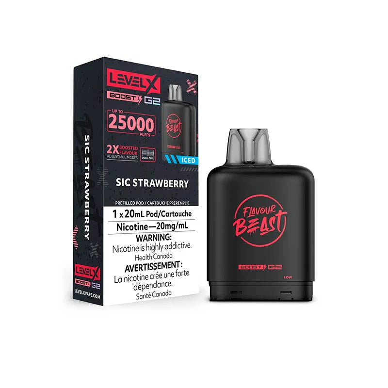 BOÎTES DE BOOST G2 DE NIVEAU X DE LA BÊTE DE SAVEUR 25 000 (ON)