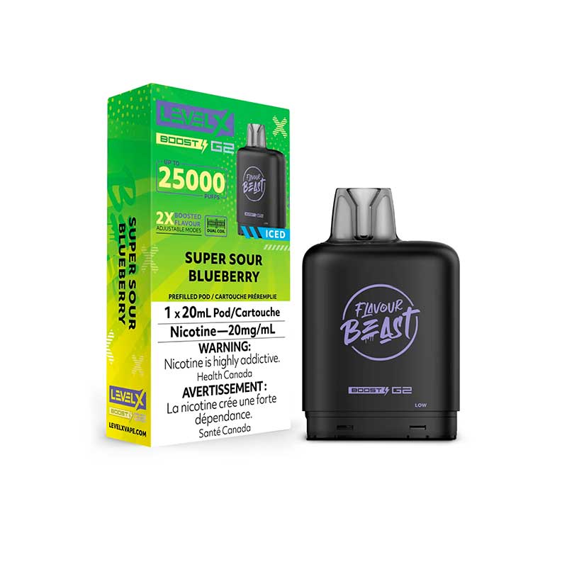 BOÎTES DE BOOST G2 DE NIVEAU X DE LA BÊTE DE SAVEUR 25 000 (ON)