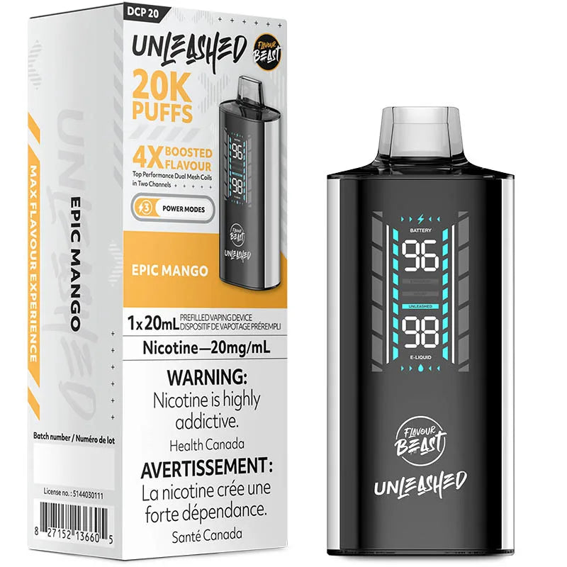 flavour beast unleashed 20k epic mango 20mg