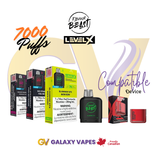 LEVEL X 7K | FLAVOUR BEAST Galaxy Vapes Inc. LEVEL X 7K | FLAVOUR BEAST Galaxy Vapes Inc.