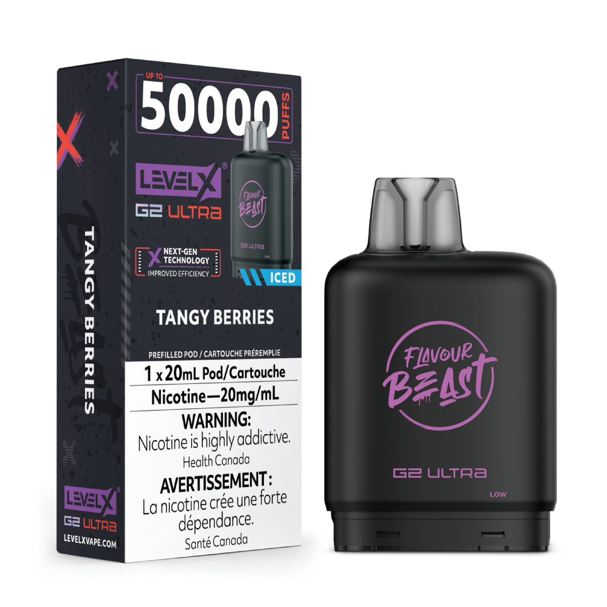 FLAVOUR BEAST LEVEL X G2 ULTRA POD 50K PUFFS