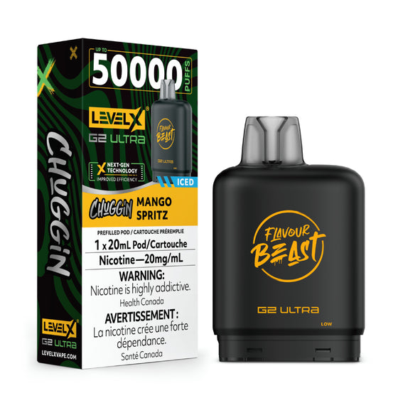 FLAVOUR BEAST LEVEL X G2 ULTRA POD 50K PUFFS