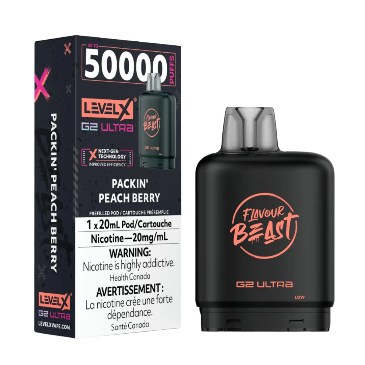 FLAVOUR BEAST LEVEL X G2 ULTRA POD 50K PUFFS