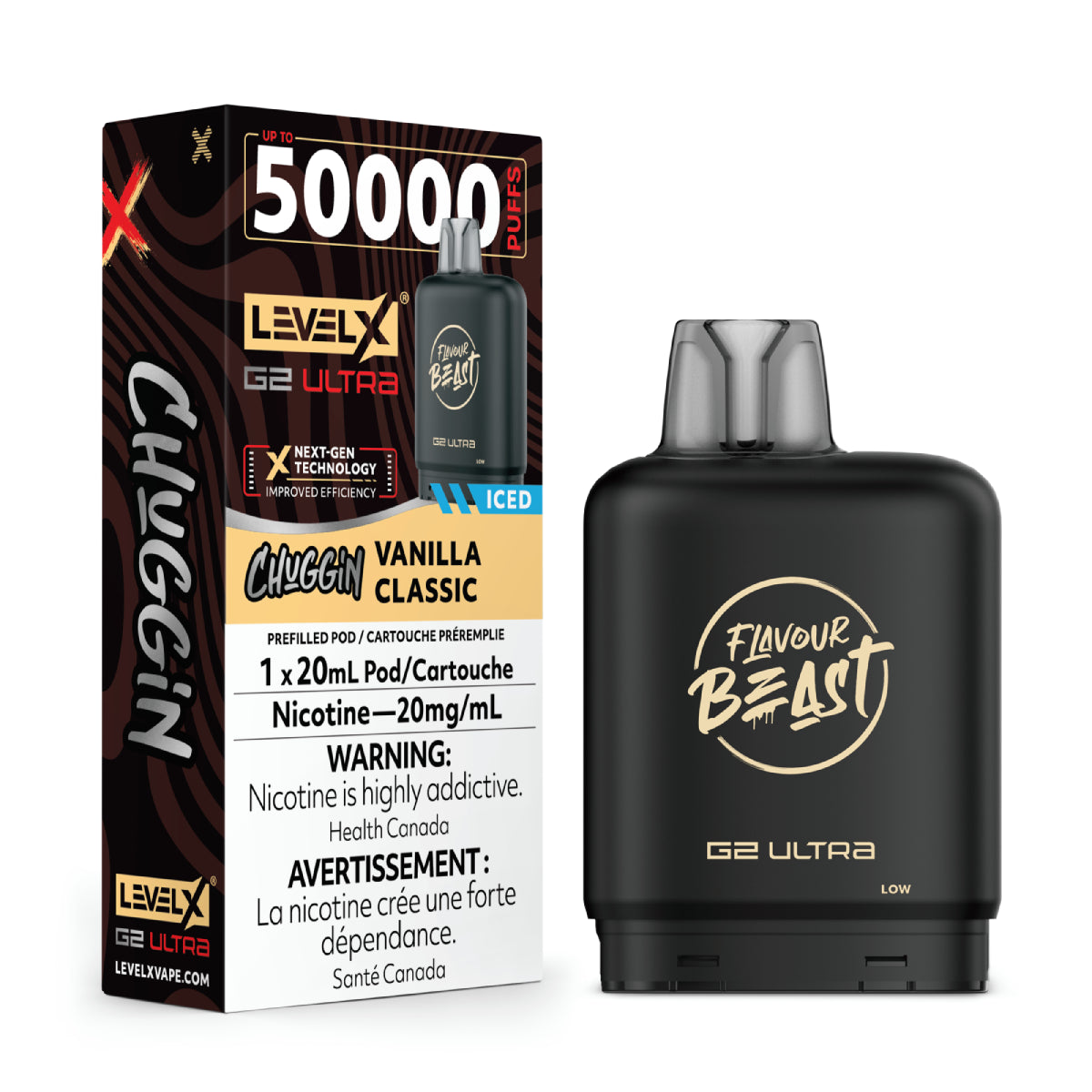 FLAVOUR BEAST LEVEL X G2 ULTRA POD 50K PUFFS