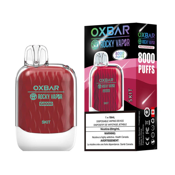 Oxbar G8000 Rechargeable Disposable Vape Skit