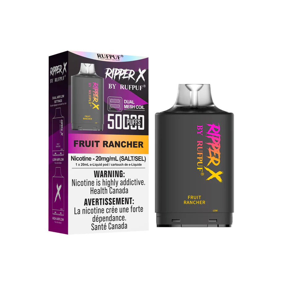 ripper x 50k pod fruit rancher 20mg