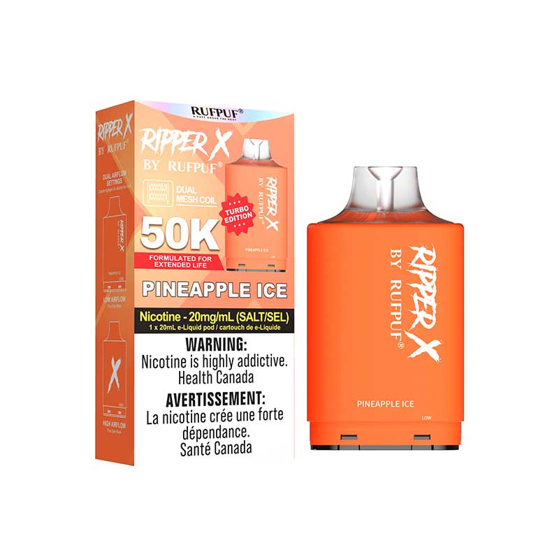 ripper x 50k pod pineapple ice 20mg