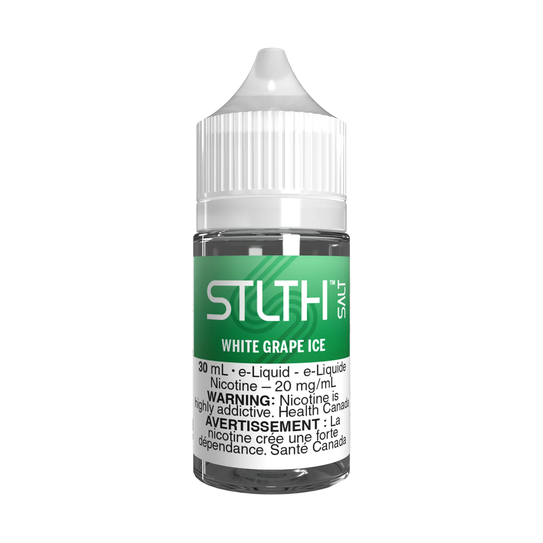vape juice stlth salt white grape ice 20mg 30ml