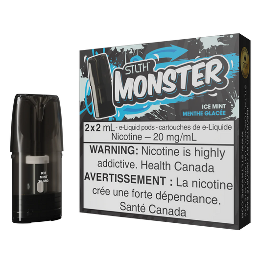 PACK STLTH MONSTER POD - MENTHE GLACE