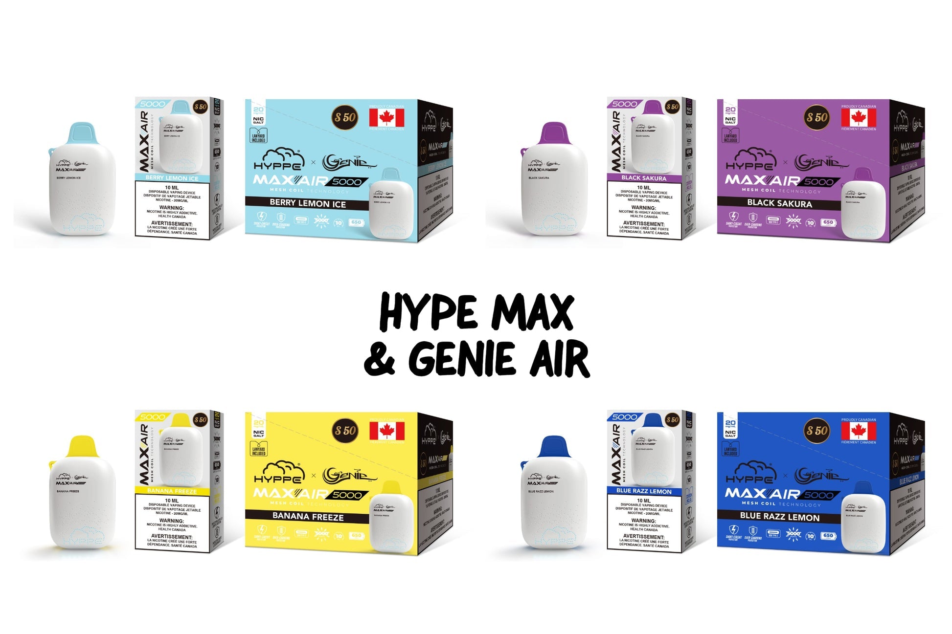 HYPPE MAX - 100 VAPES (SURPRISE FLAVOURS) Galaxy Vapes Inc. HYPPE MAX - 100 VAPES (SURPRISE FLAVOURS) Galaxy Vapes Inc.