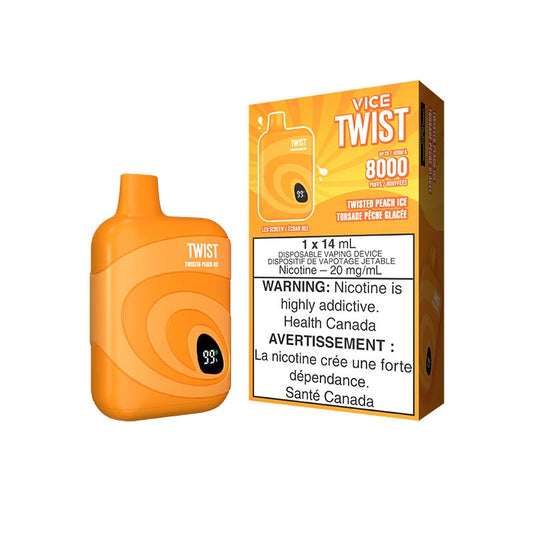 VICE TWIST 8000 - Twisted Peach Ice