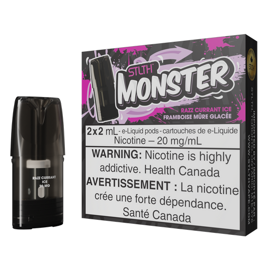 PACK STLTH MONSTER POD - GLACE AU CURRANT RAZZ