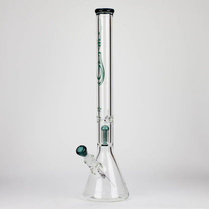 GENIE | 24" 9mm SINGLE PERCOLATOR GLASS WATER BONG