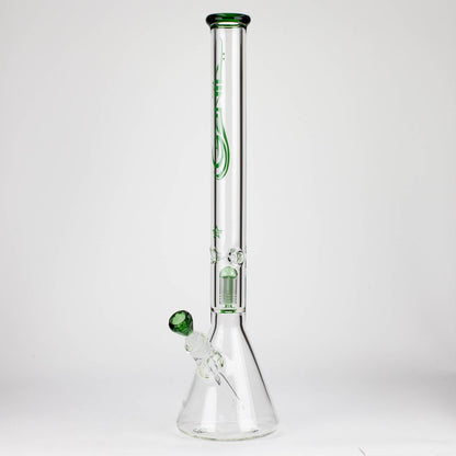 GENIE | 24" 9mm SINGLE PERCOLATOR GLASS WATER BONG