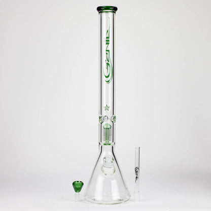 GENIE | 24" 9mm SINGLE PERCOLATOR GLASS WATER BONG