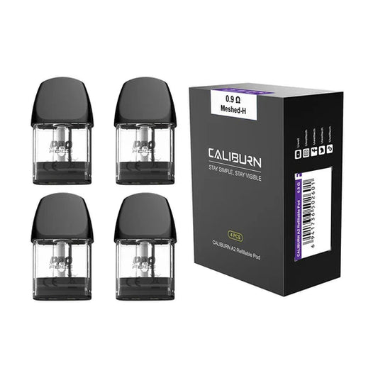 UWELL Caliburn A2 Replacement Pods 0.9 Ohm (4 Pack)