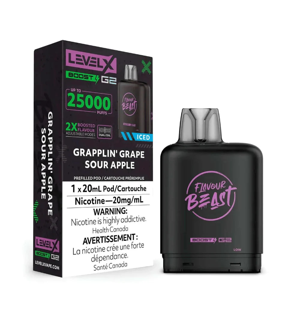 FLAVOUR BEAST LEVEL X BOOST G2 PODS 25K (ON)