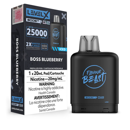 FLAVOUR BEAST LEVEL X BOOST G2 PODS 25K (ON)