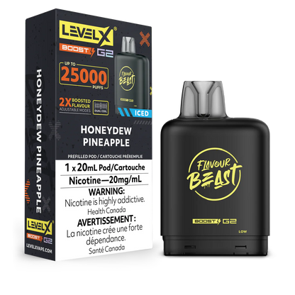 BOÎTES DE BOOST G2 DE NIVEAU X DE LA BÊTE DE SAVEUR 25 000 (ON)