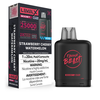 BOÎTES DE BOOST G2 DE NIVEAU X DE LA BÊTE DE SAVEUR 25 000 (ON)