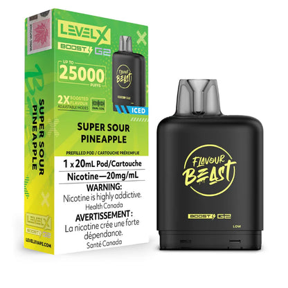 FLAVOUR BEAST LEVEL X BOOST G2 PODS 25K