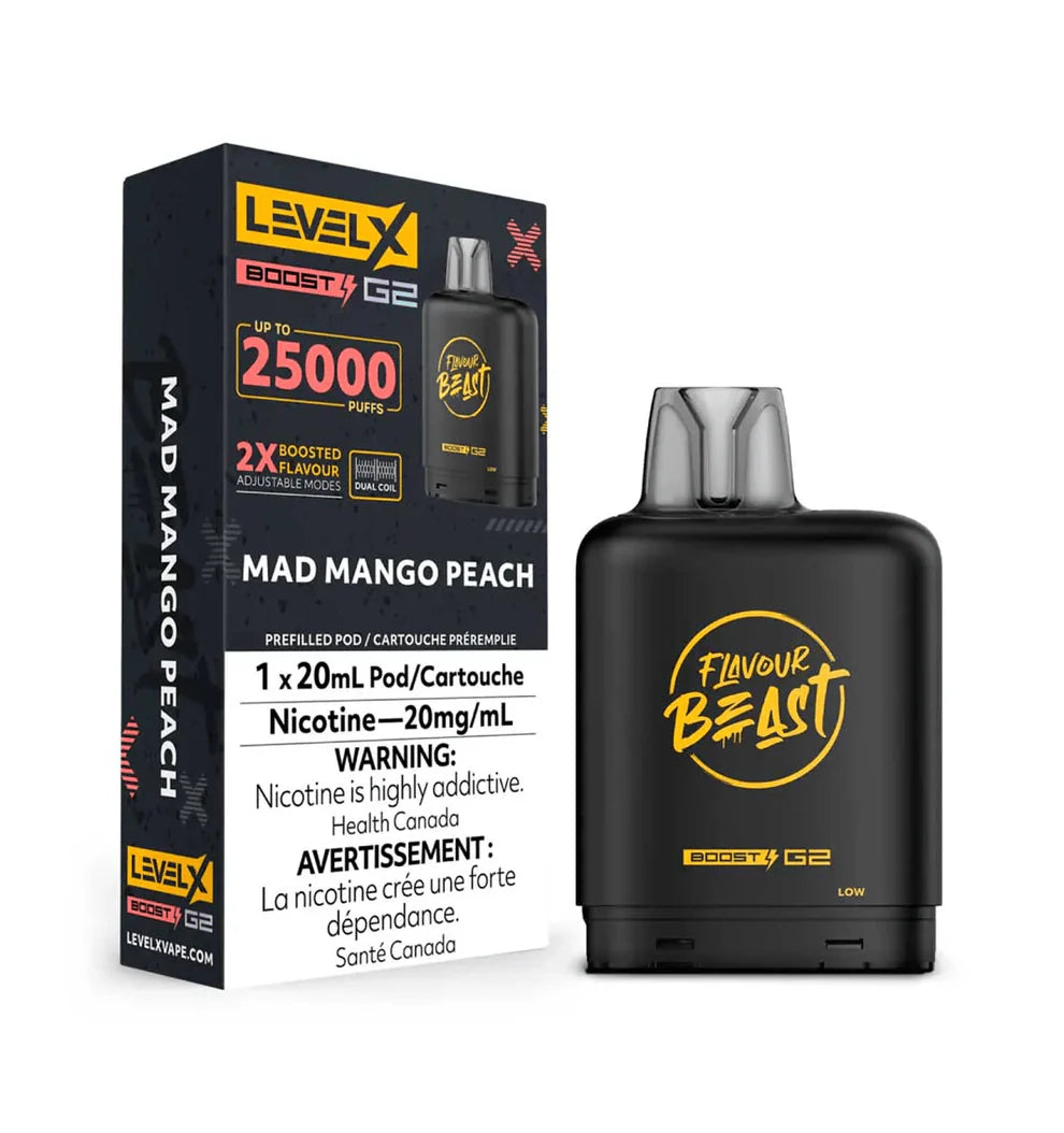 FLAVOUR BEAST LEVEL X BOOST G2 PODS 25K (ON)