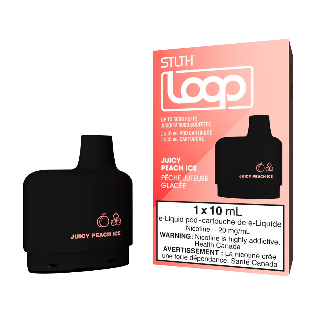 STLTH LOOP Pod Pack - Juicy Peach Ice