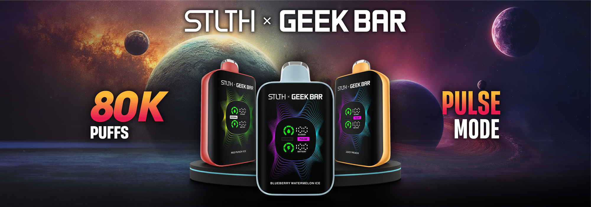 STLTH X GEEK BAR 80K