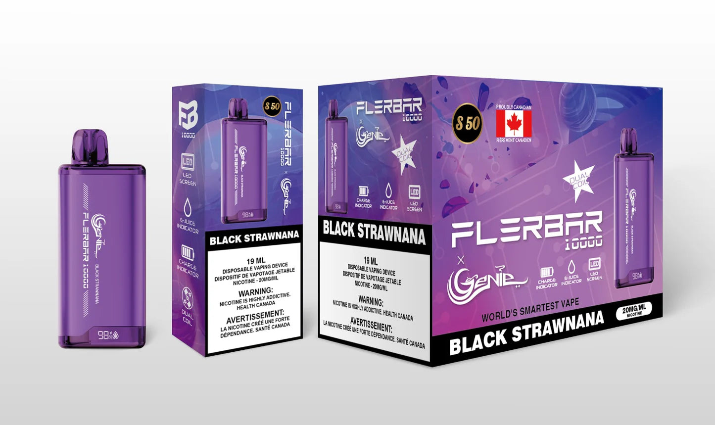 FLERBAR X GENIE 10000 PUFFS ( 10 IN A BOX )