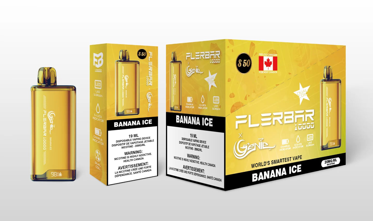 FLERBAR X GENIE 10000 PUFFS ( 10 IN A BOX )