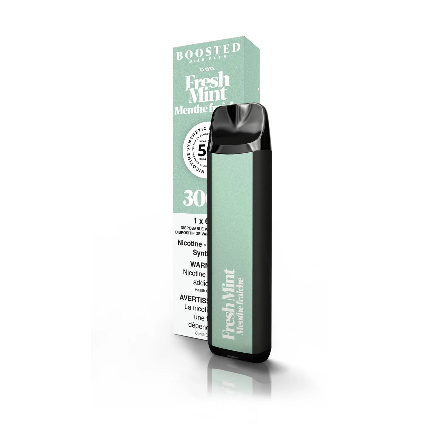 Boosted Bar Plus 3000 Disposable Vape Fresh Mint