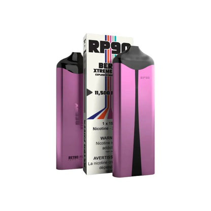 Boosted Rp90 11500 Rechargeable Disposable Vape Berry Xtreme