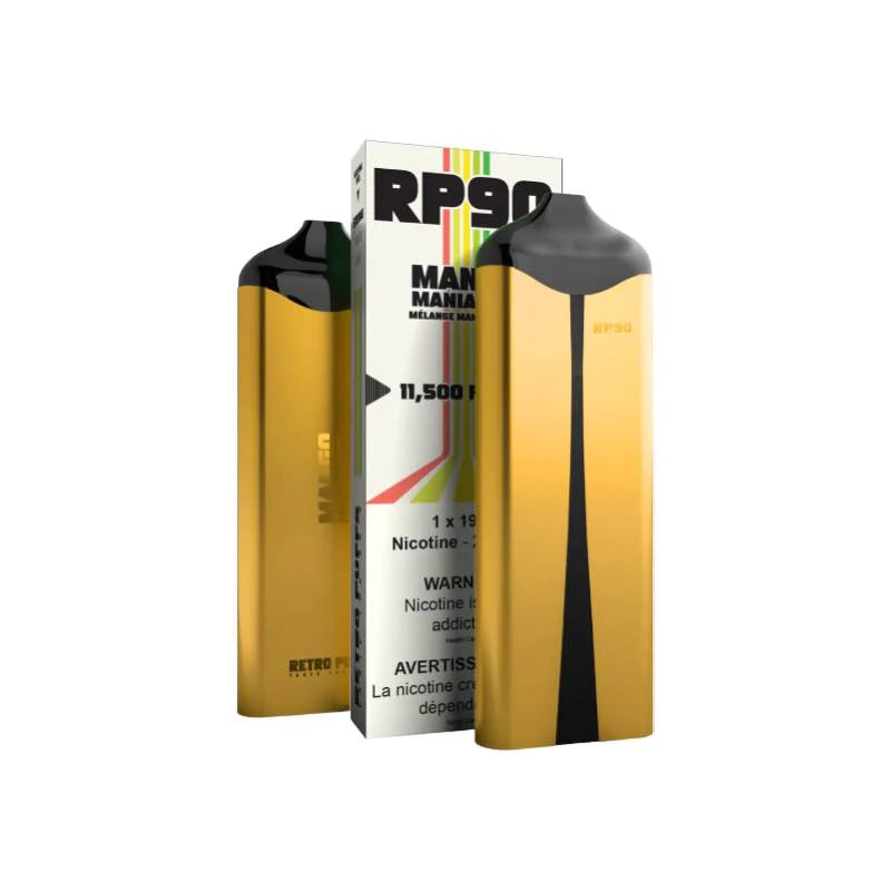 Boosted Rp90 11500 Rechargeable Disposable Vape Mango Mania Mix