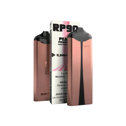 Boosted Rp90 11500 Rechargeable Disposable Vape Peach Power Up