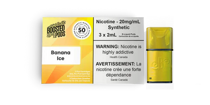 Boosted s50 Stlth Pod 3x2mL Banana Ice