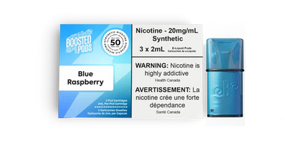 Boosted s50 Stlth Pod 3x2mL Blue Raspberry